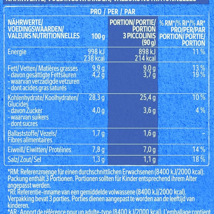 Wagner Pizza Original Piccolinis Elsässer Art