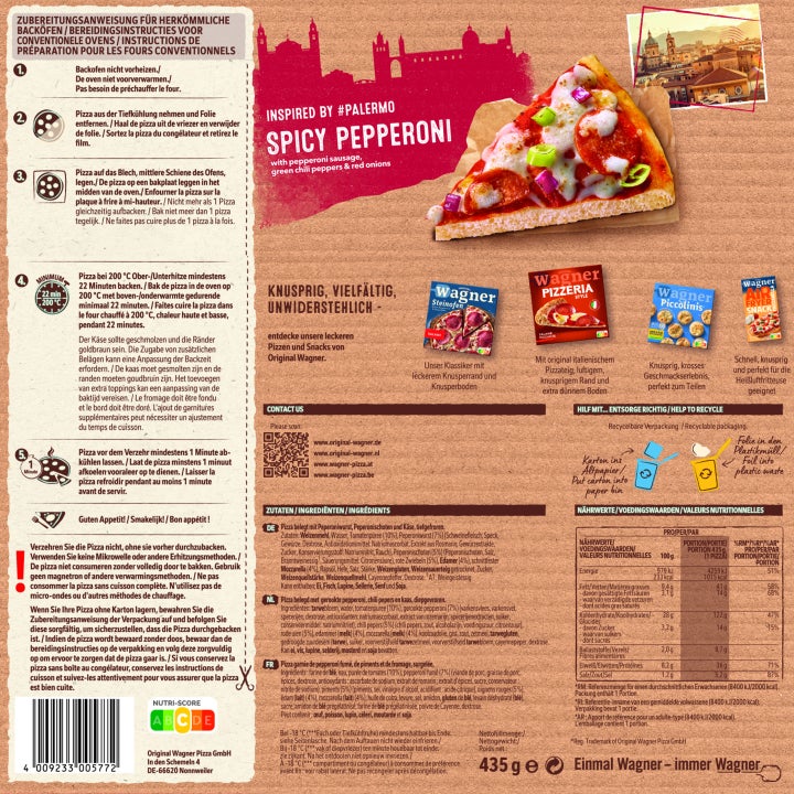 BIG CITY​ SPICY PEPPERONI​ inspired by #Palermo​