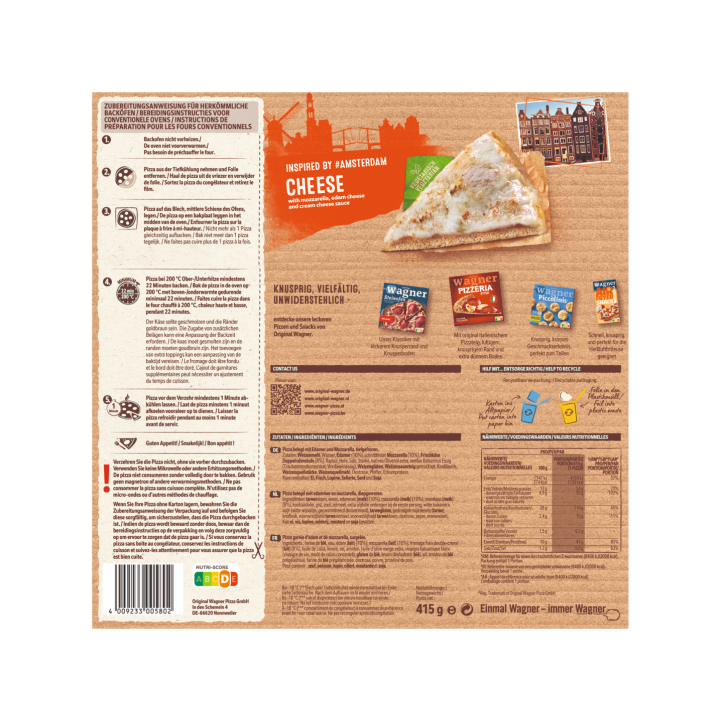 Wagner BIG CITYCHEESE inspired by #Amsterdam