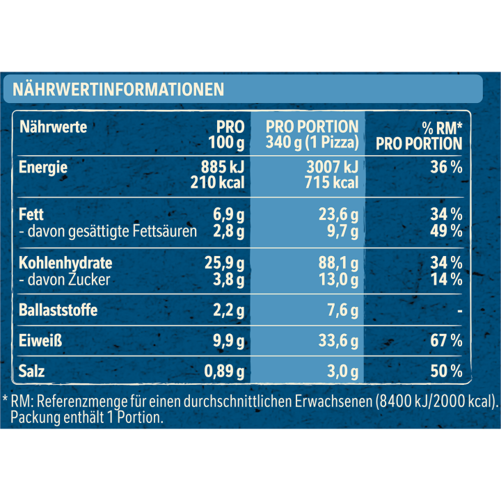 Wagner Pizza Original Steinofen Schinken Diavolo