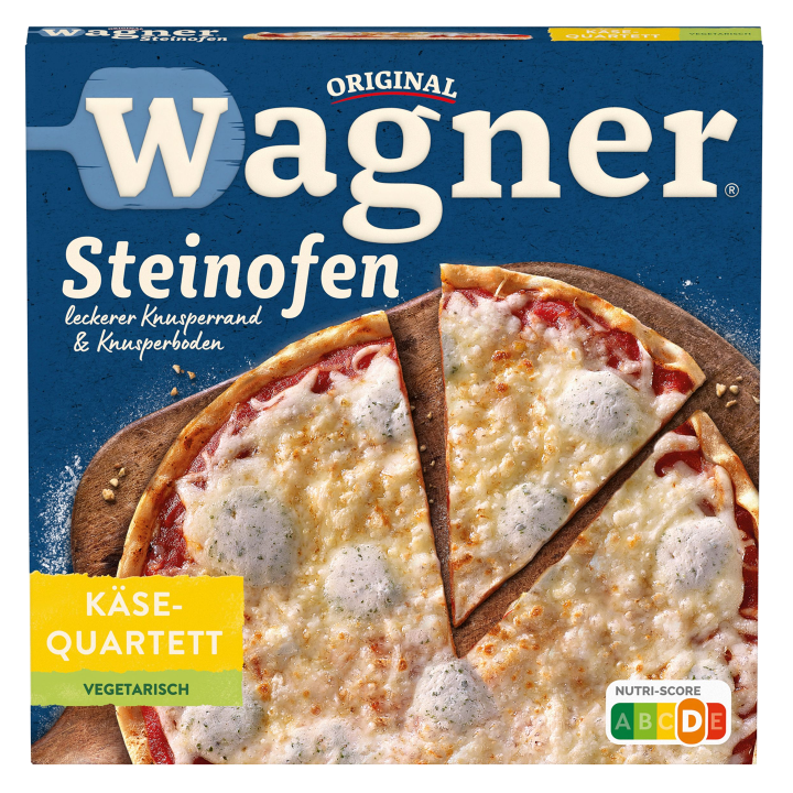 Wagner Pizza Original Steinofen Käse Quartett