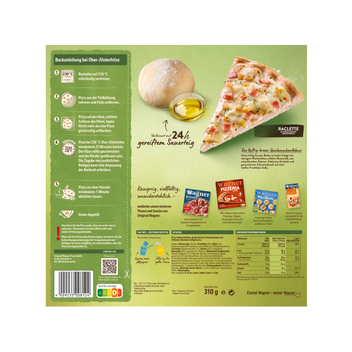 Wagner Backfrische Raclette