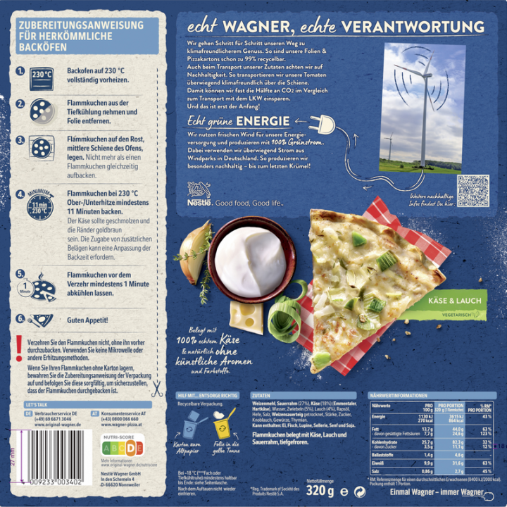 Wagner Flammkuchen Käse & Lauch_2