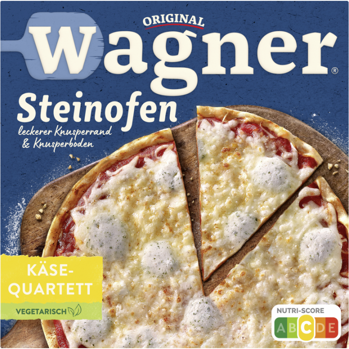 Wagner Pizza Original Steinofen Käse Quartett_1