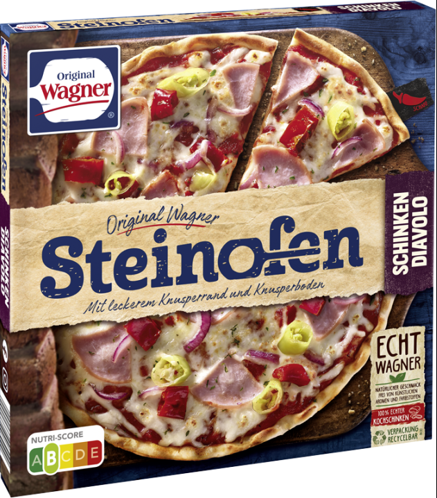 Wagner Pizza Original Steinofen Schinken Diavolo_0
