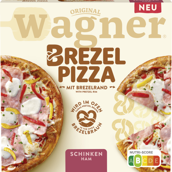 Wagner Brezel Pizza Schinken 8x460g_3