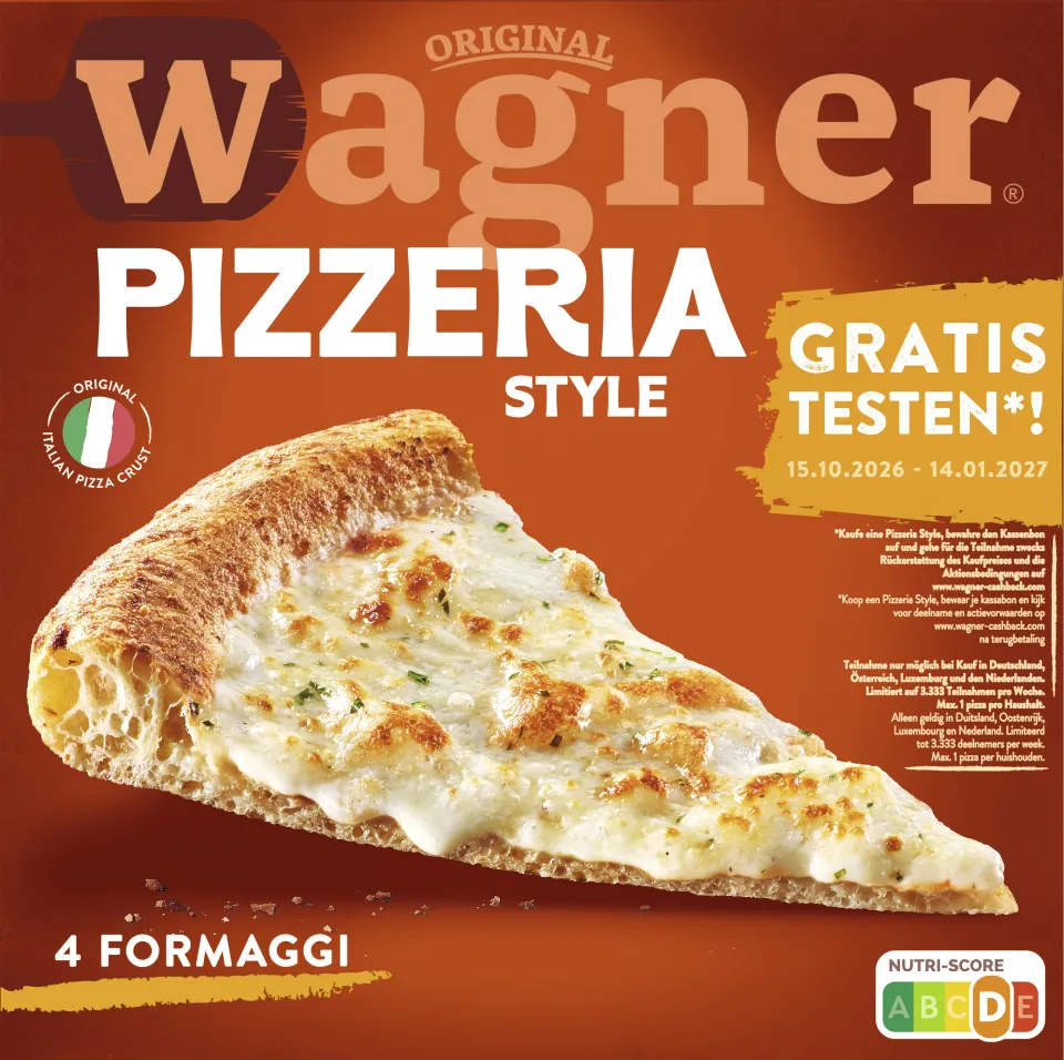 WAG Pizzeria Style 4Formaggi 9x350g