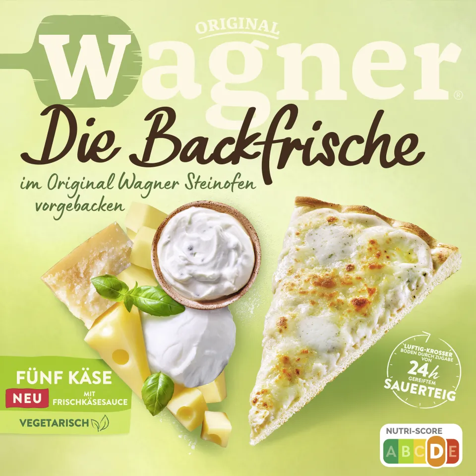 DIE BACKFRISCHE Fünf Käse 340g