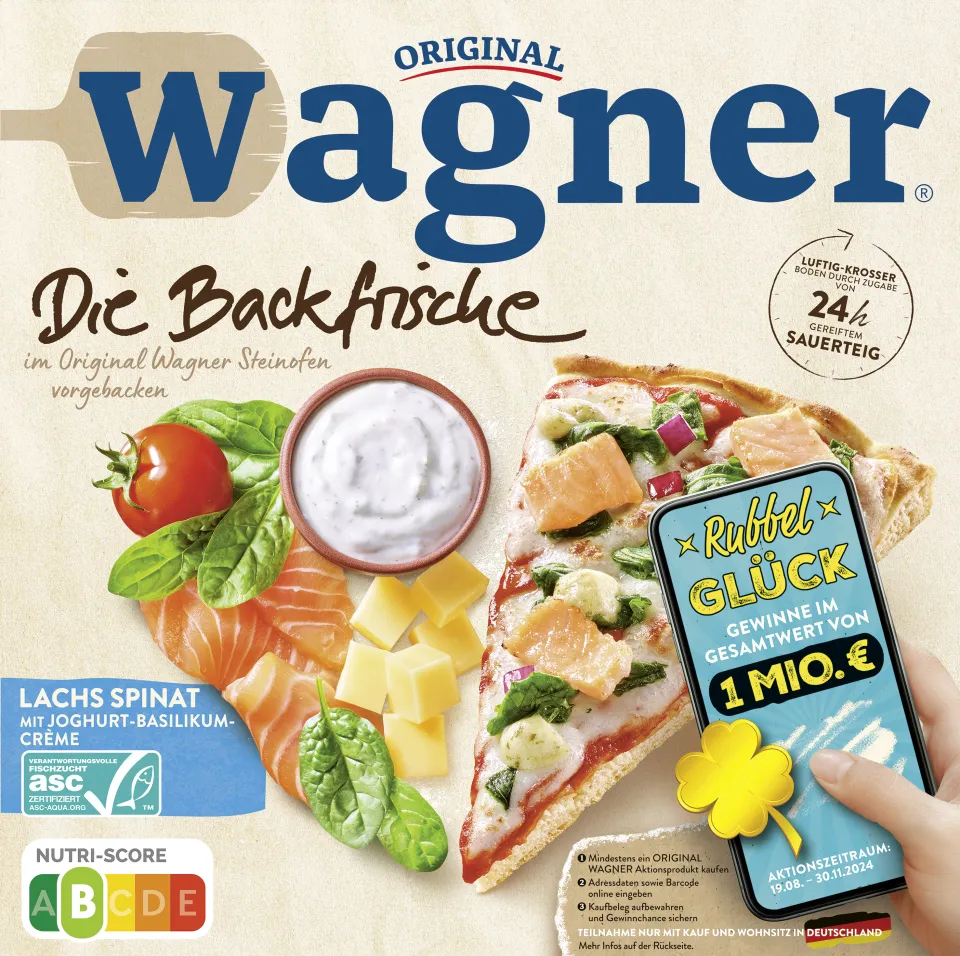 DIE BACKFRISCHE Lachs Spinat
