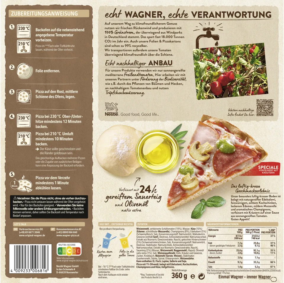 WAGNER DBACK Speciale 360g
