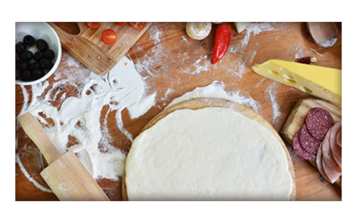 préparation de la pizza